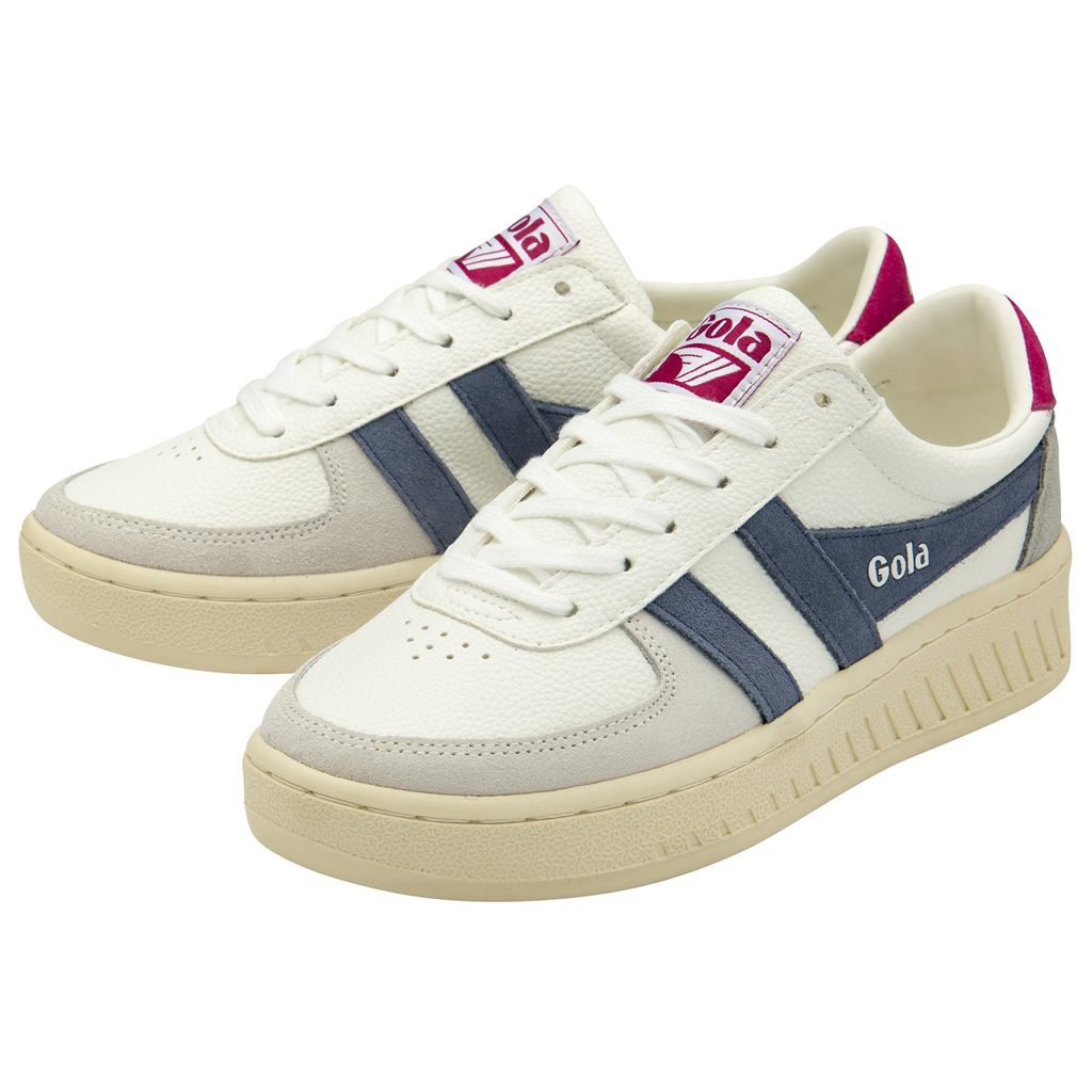 Gola Classics Grandslam Trident Sneakers Fehér Fukszia Hungary | SQY-530846
