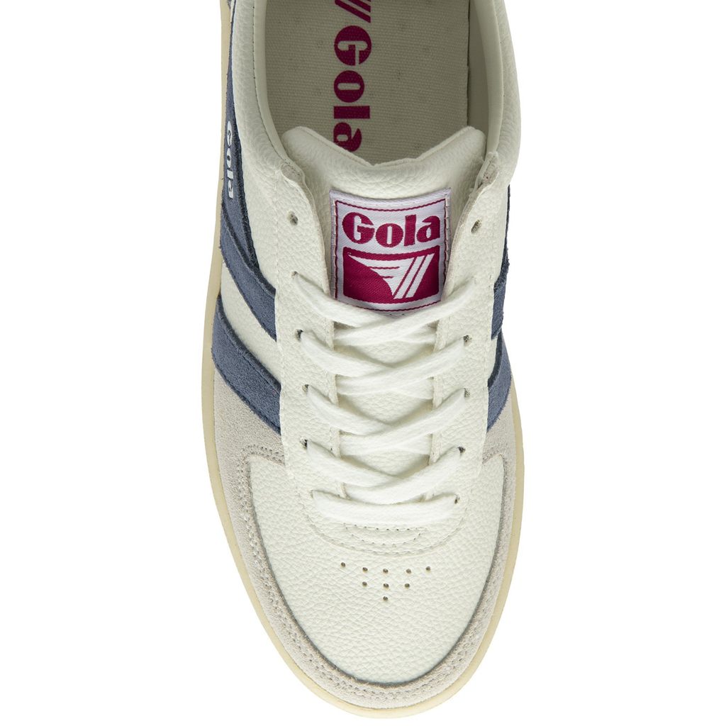 Gola Classics Grandslam Trident Sneakers Fehér Fukszia Hungary | SQY-530846