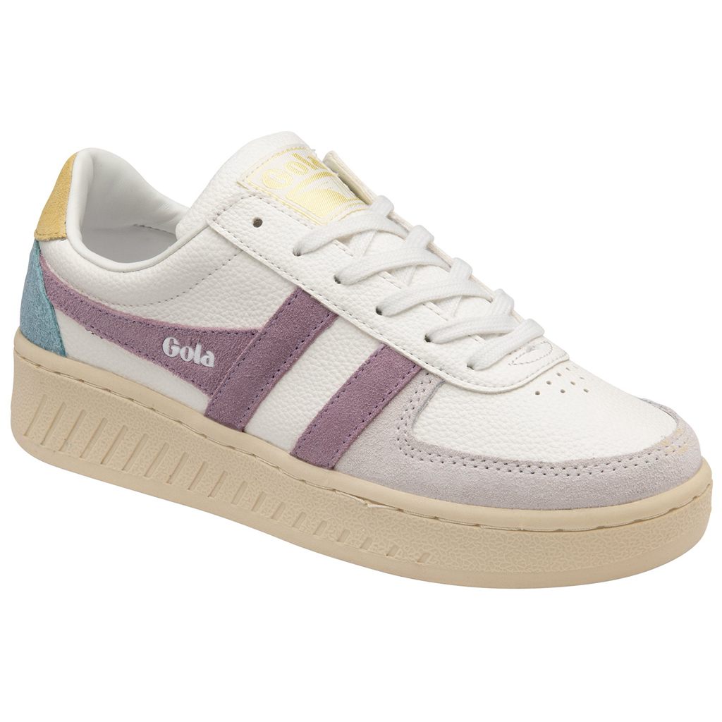 Gola Classics Grandslam Trident Sneakers Fehér Citrom Hungary | BZN-901825