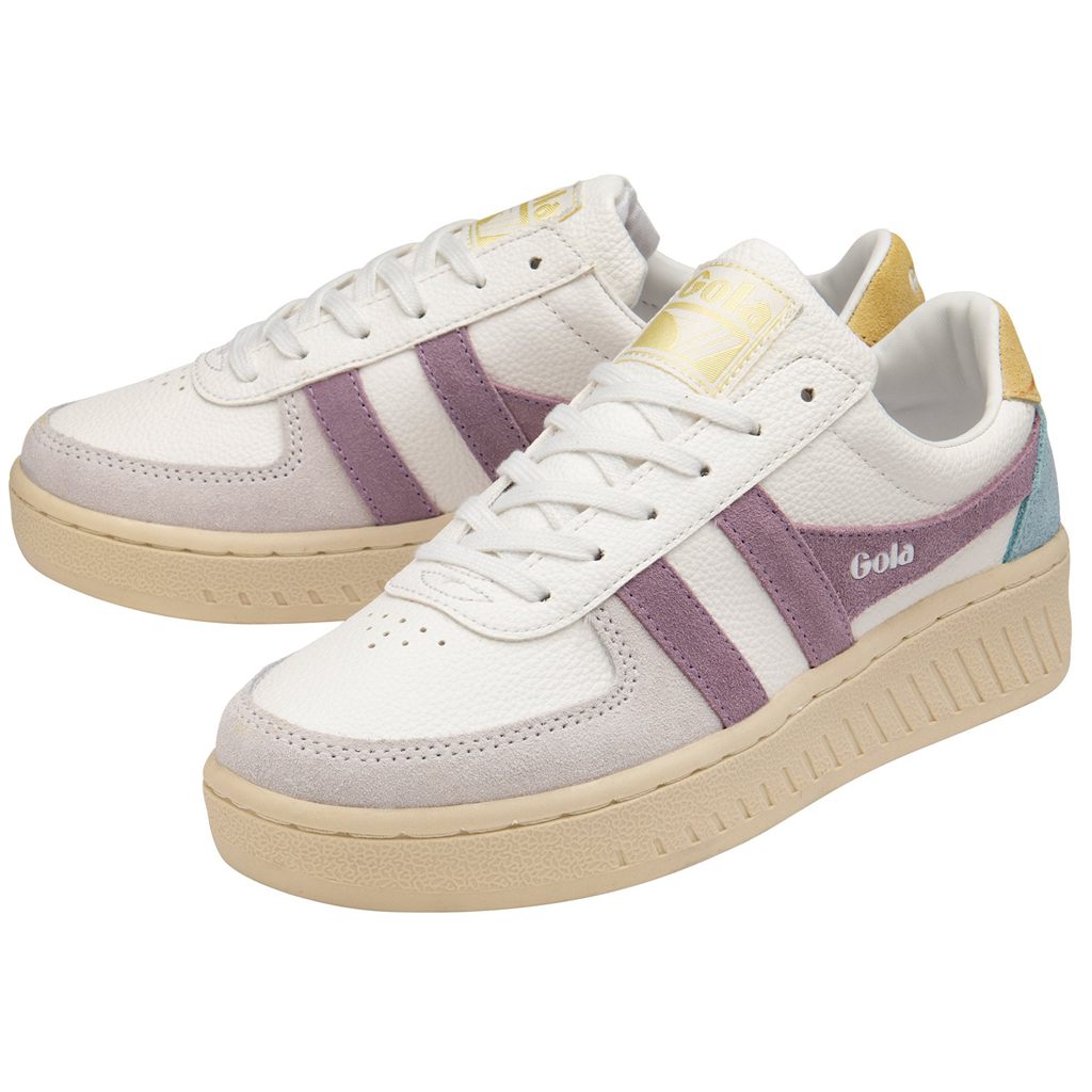 Gola Classics Grandslam Trident Sneakers Fehér Citrom Hungary | BZN-901825