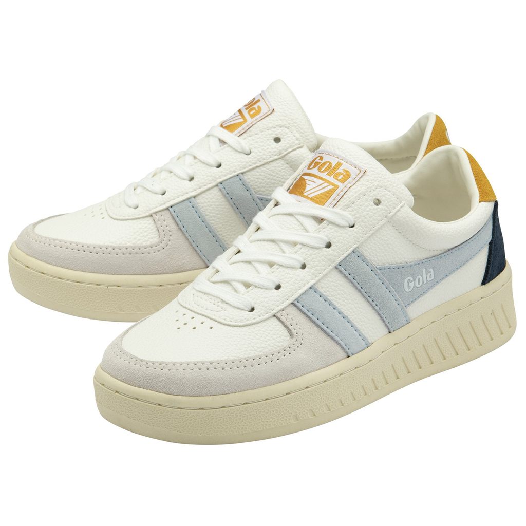 Gola Classics Grandslam Trident Sneakers Fehér Kék Hungary | ZWA-039172