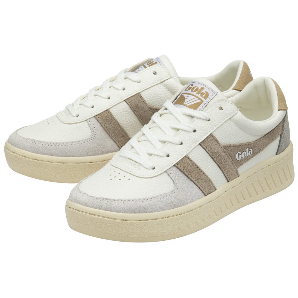 Gola Classics Grandslam Trident Sneakers Fehér Szürke Hungary | DGB-265904