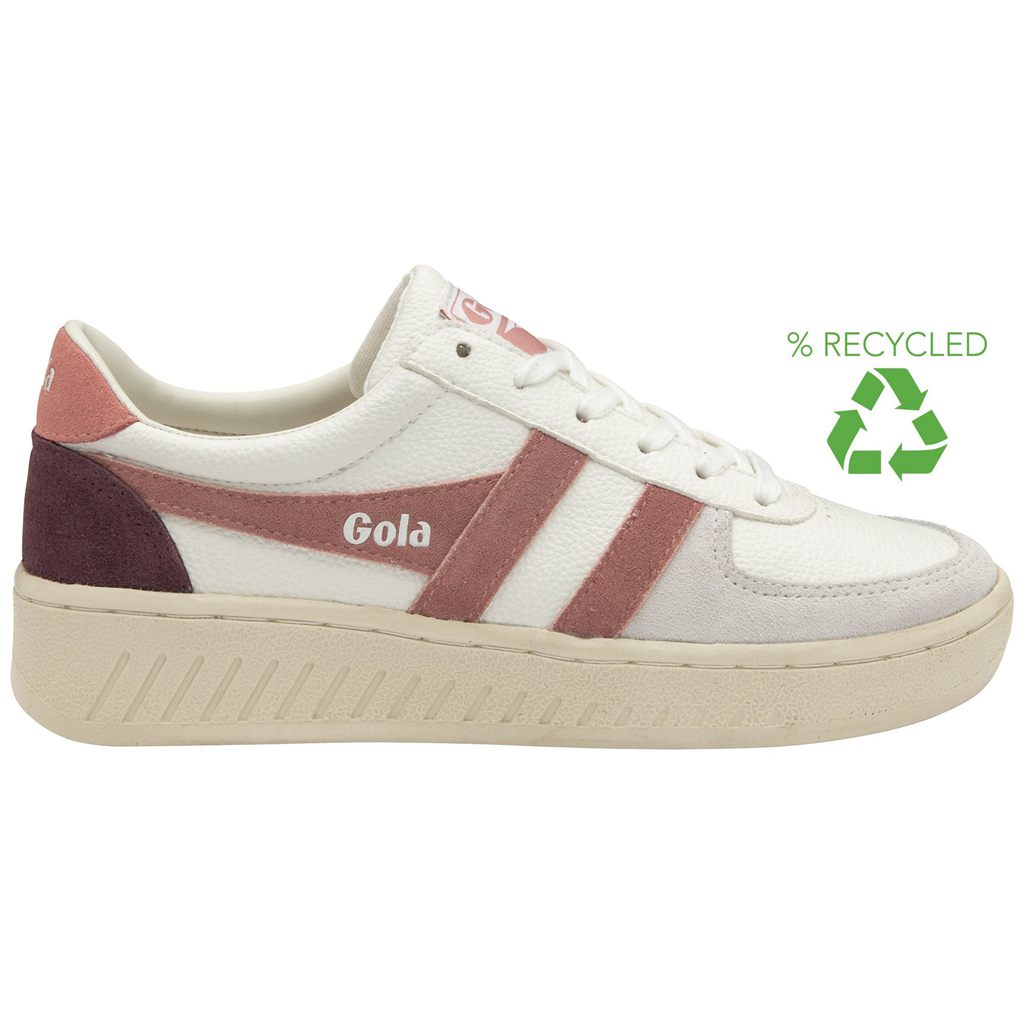 Gola Classics Grandslam Trident Sneakers Fehér Rózsaszín Korall Rózsaszín Hungary | FMH-859307