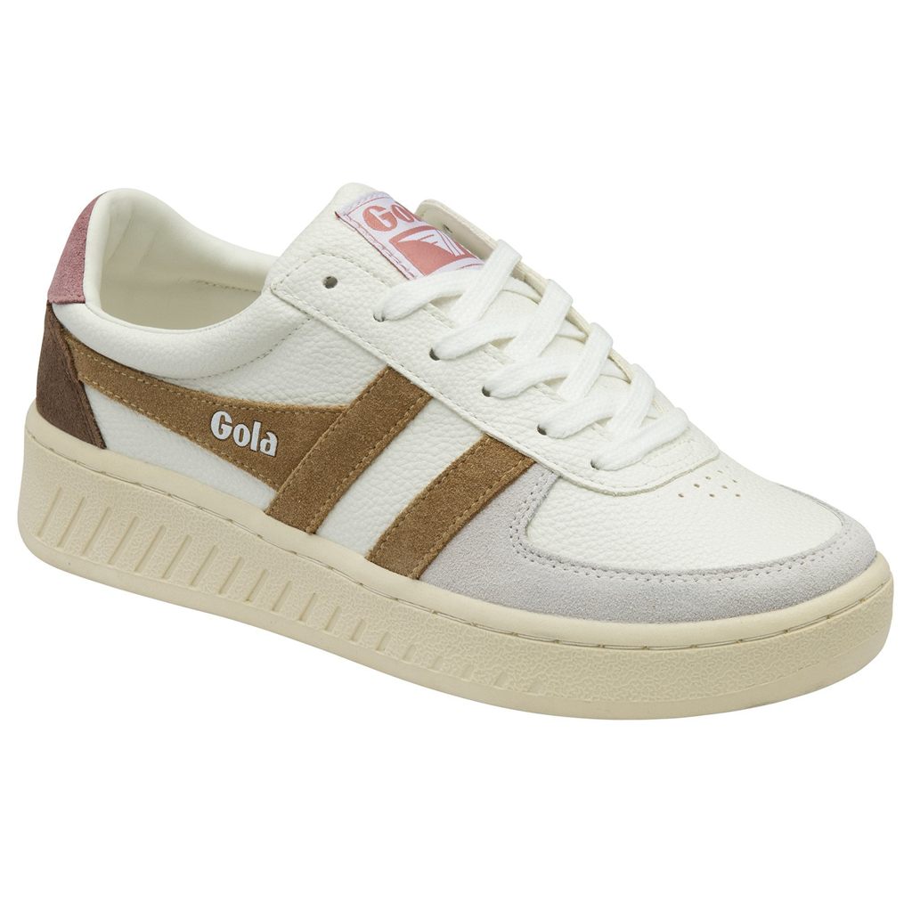 Gola Classics Grandslam Trident Sneakers Fehér Barna Rózsaszín Hungary | MVW-876241