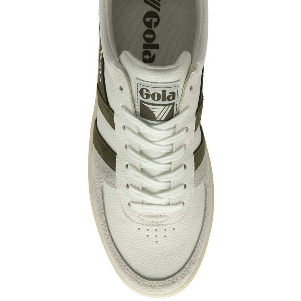 Gola Classics Grandslam Trident Sneakers Fehér Khaki Bordó Hungary | QHF-506873
