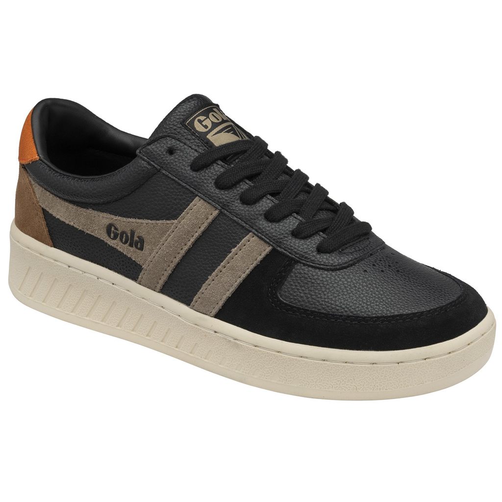 Gola Classics Grandslam Trident Sneakers Fekete Narancssárga Hungary | HDX-402695