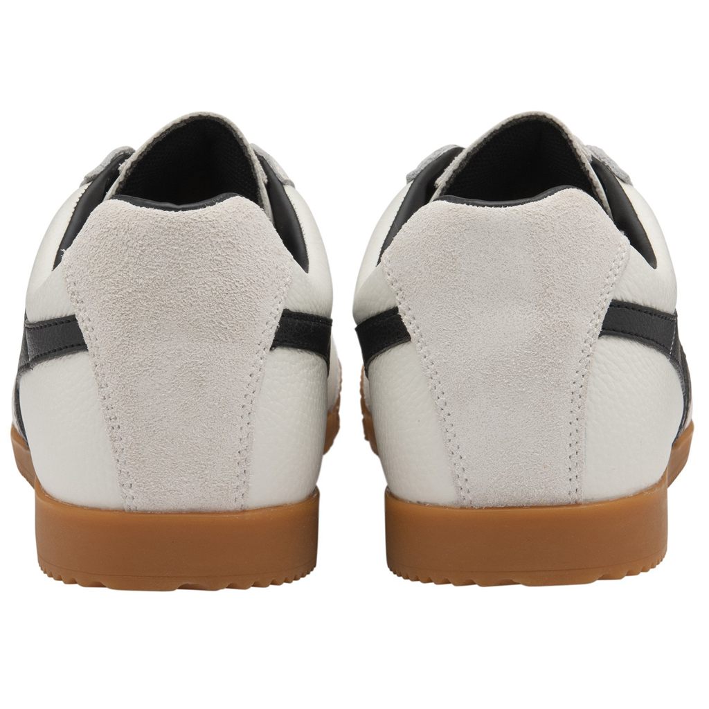 Gola Classics Harrier Leather Sneakers Fehér Fekete Fekete Hungary | PHD-912758