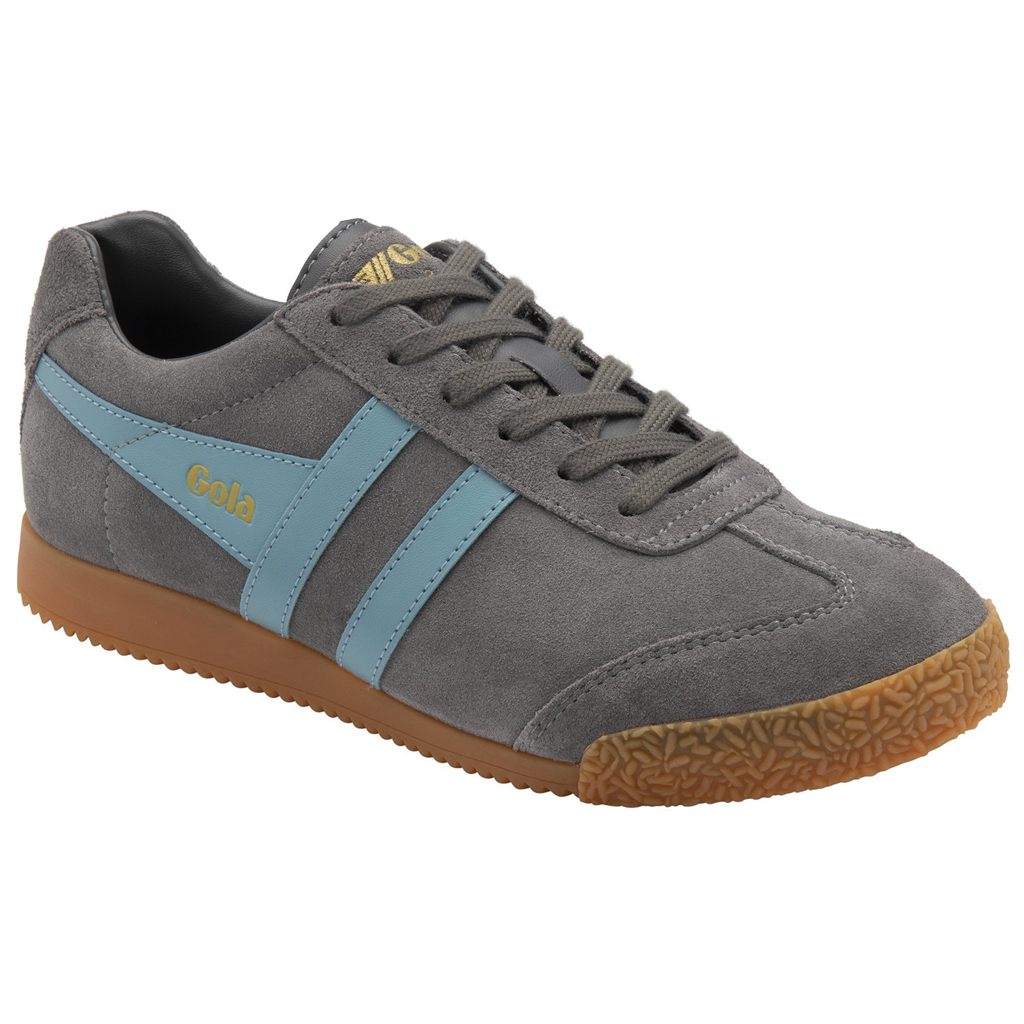 Gola Classics Harrier Suede Sneakers Ash Ocean Hungary | NJZ-698172