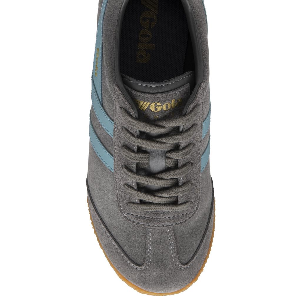 Gola Classics Harrier Suede Sneakers Ash Ocean Hungary | NJZ-698172