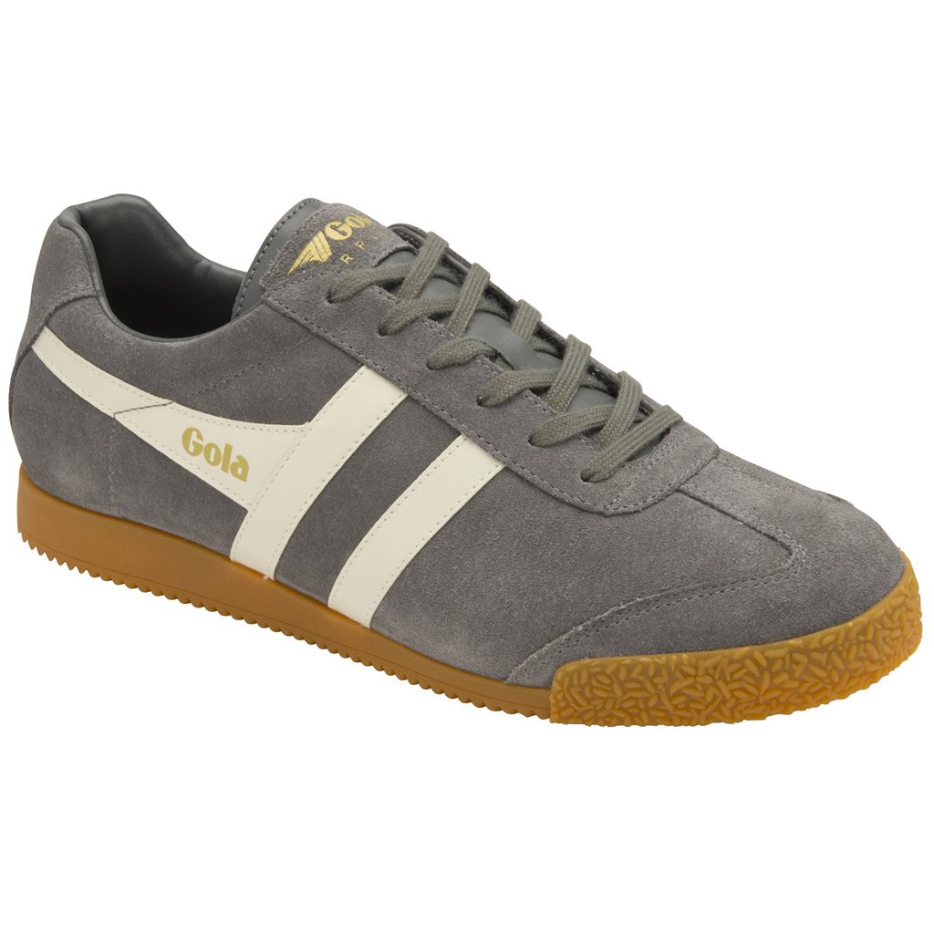 Gola Classics Harrier Suede Sneakers Ash Ecru Hungary | JIO-724319