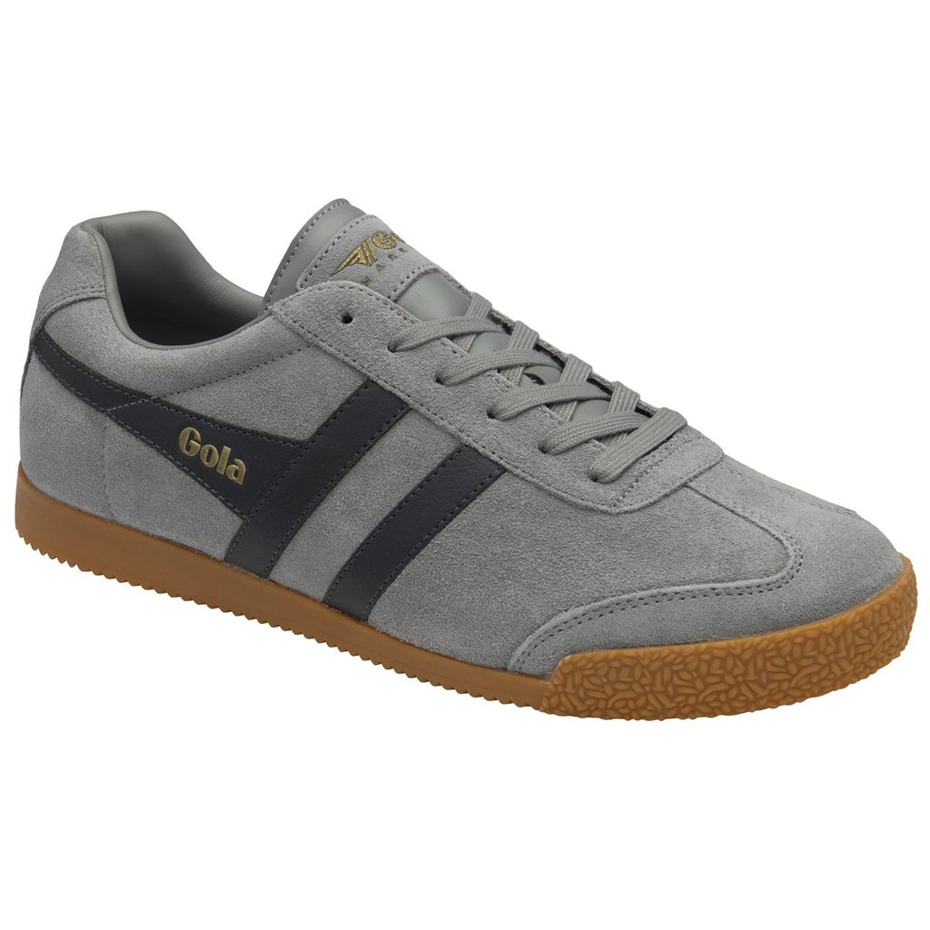 Gola Classics Harrier Suede Sneakers Cement Storm Hungary | ROD-904126