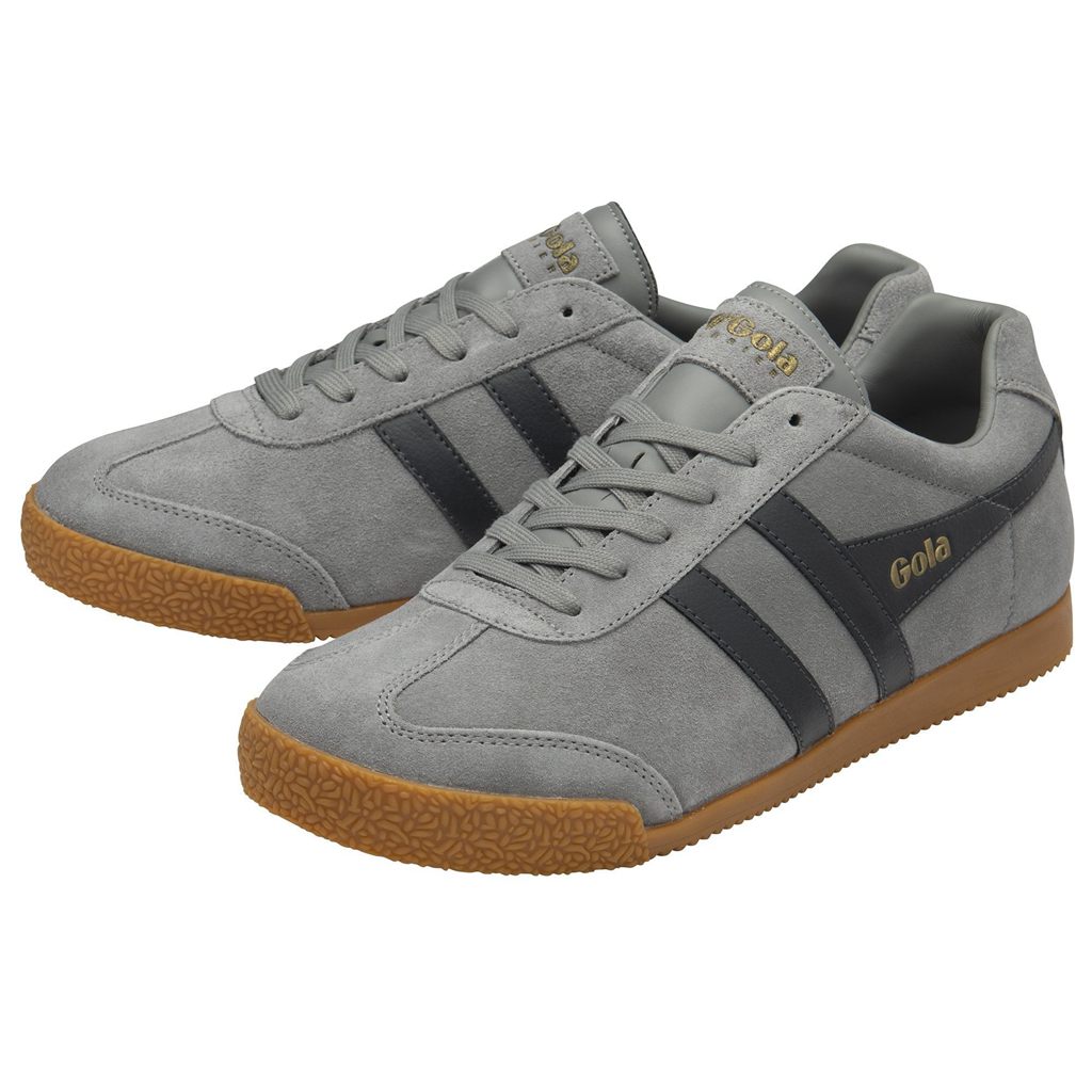 Gola Classics Harrier Suede Sneakers Cement Storm Hungary | ROD-904126