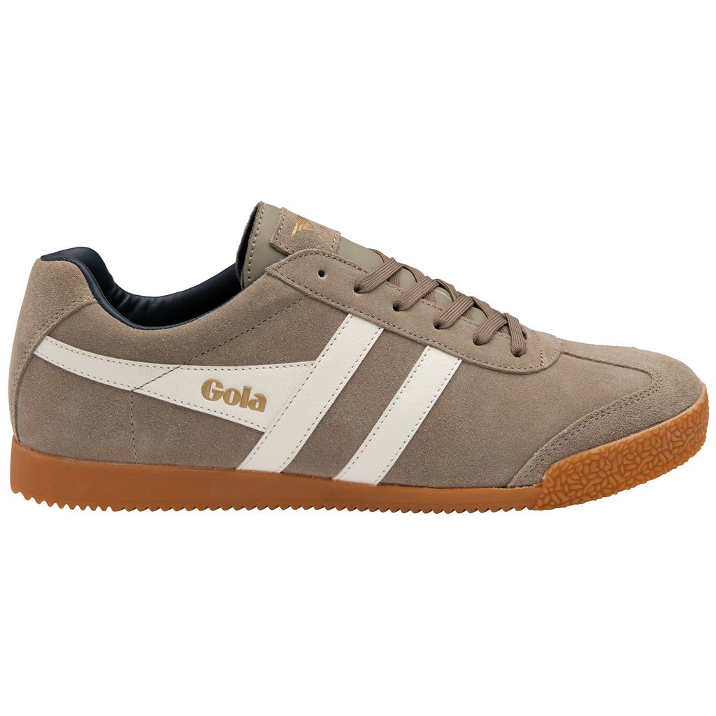 Gola Classics Harrier Suede Sneakers Fehér Sötétkék Hungary | JZY-753109