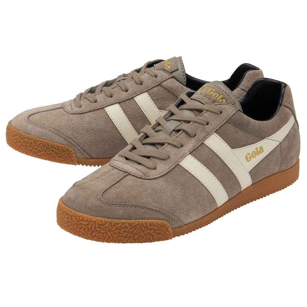 Gola Classics Harrier Suede Sneakers Fehér Sötétkék Hungary | JZY-753109