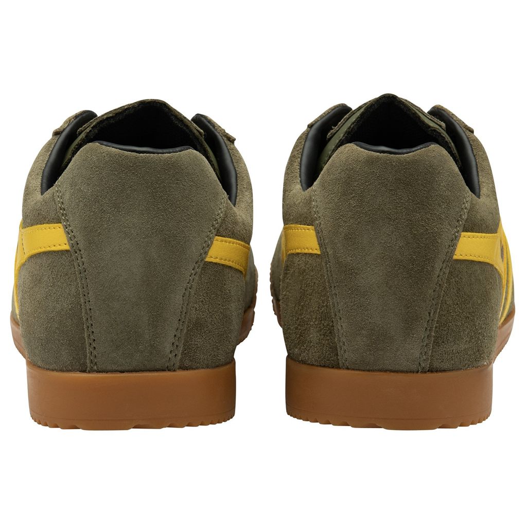 Gola Classics Harrier Suede Sneakers Khaki Fekete Hungary | PXO-046871