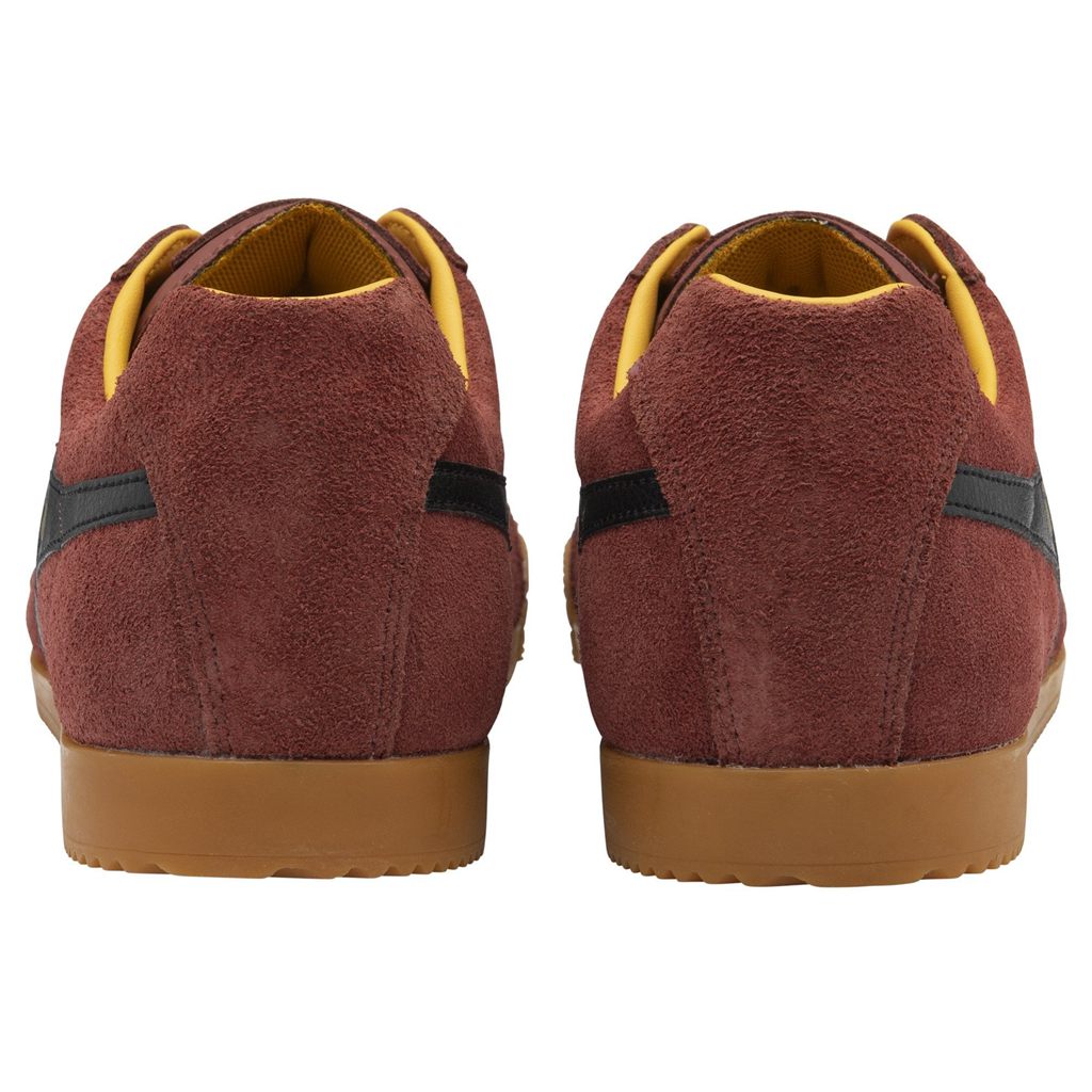 Gola Classics Harrier Suede Sneakers Piros Fekete Hungary | KQJ-637809