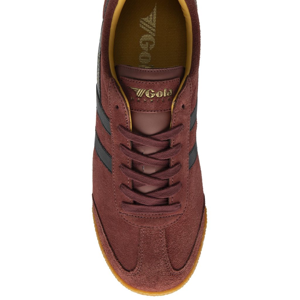 Gola Classics Harrier Suede Sneakers Piros Fekete Hungary | KQJ-637809