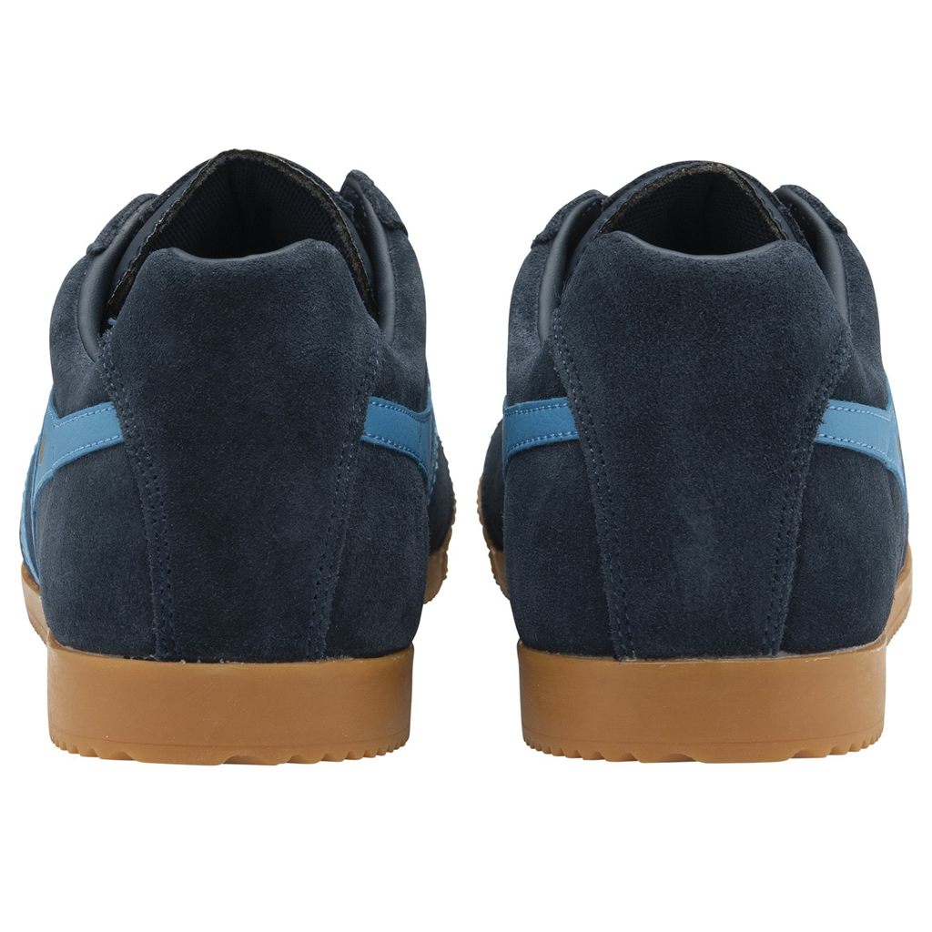Gola Classics Harrier Suede Sneakers Sötétkék Hungary | DWI-519064
