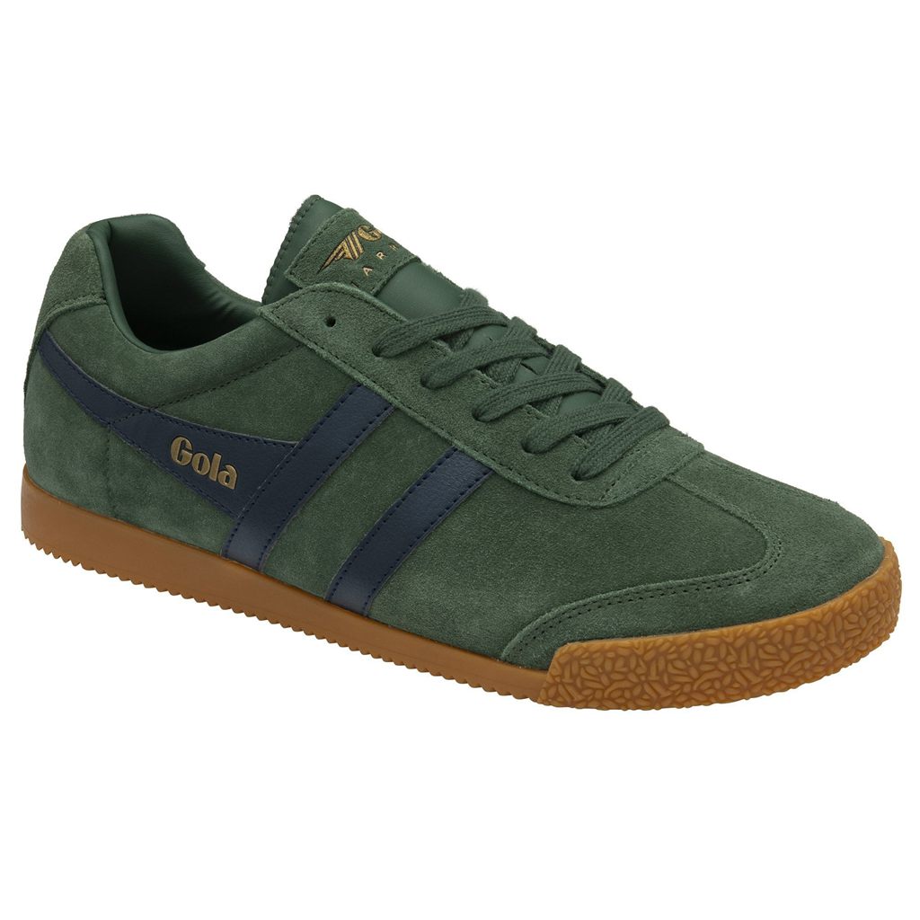 Gola Classics Harrier Suede Sneakers Sötétkék Hungary | OMR-863972