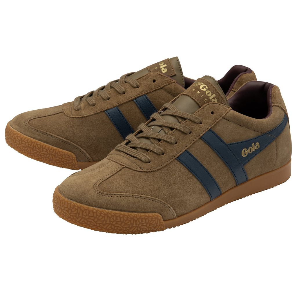Gola Classics Harrier Suede Sneakers Sötétkék Bordó Hungary | QNV-341795