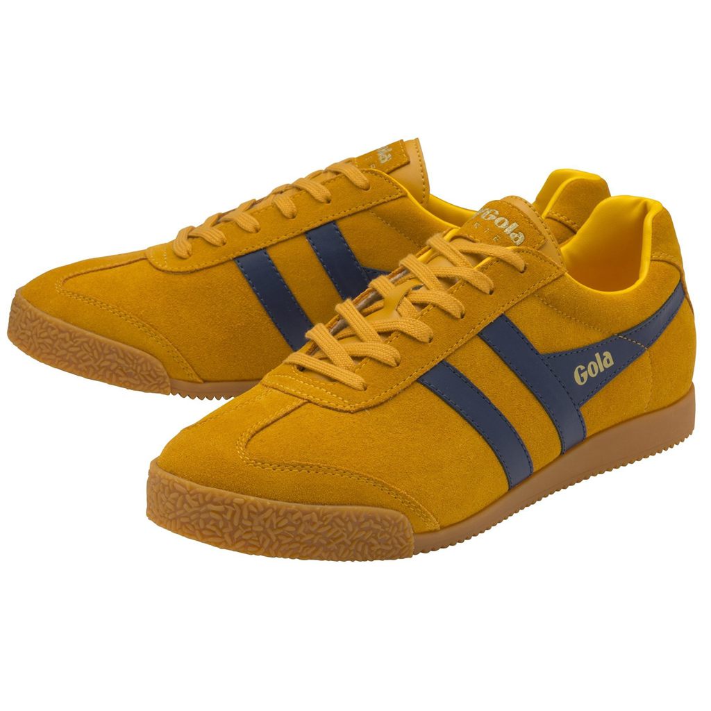 Gola Classics Harrier Suede Sneakers Sötétkék Hungary | NRF-526104