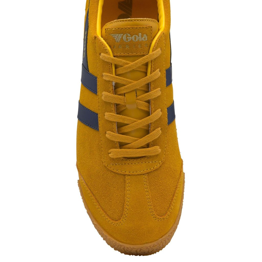 Gola Classics Harrier Suede Sneakers Sötétkék Hungary | NRF-526104