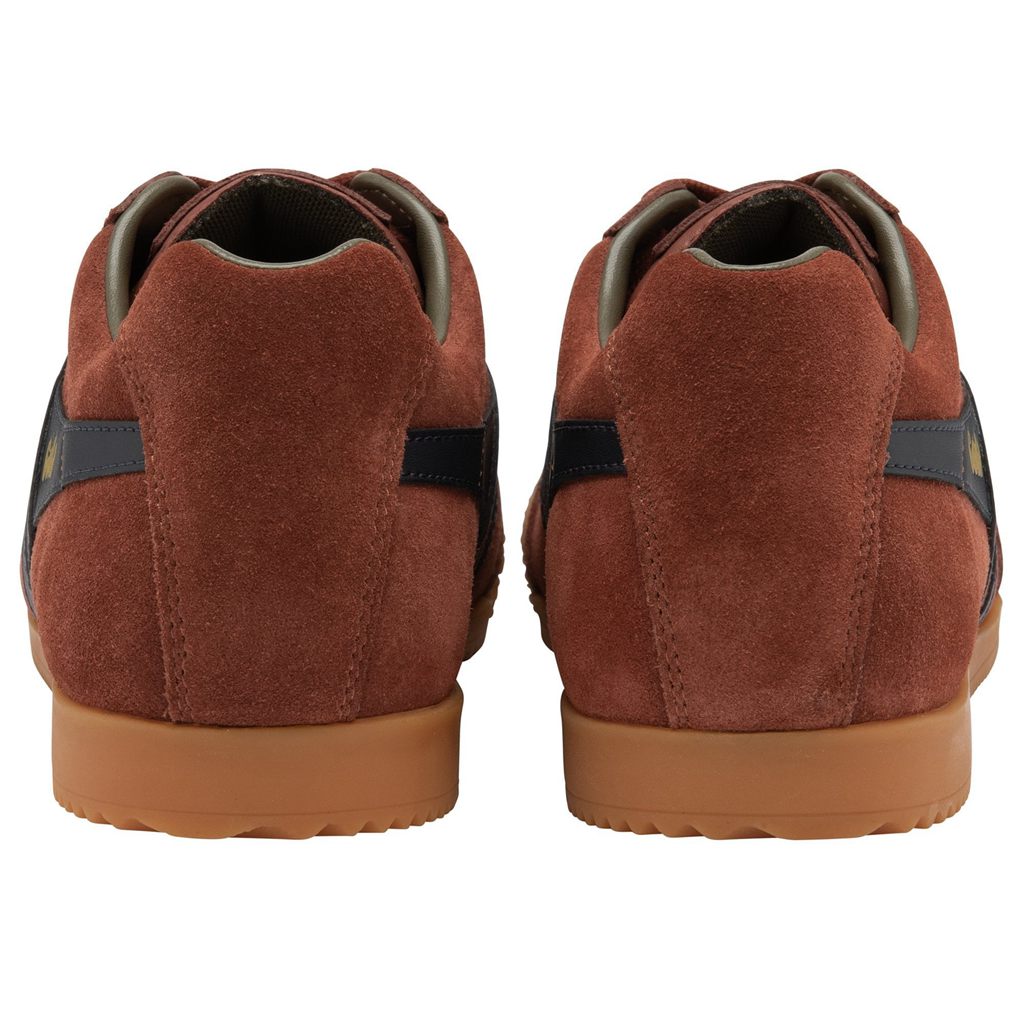 Gola Classics Harrier Suede Sneakers Sötétkék Khaki Hungary | LUS-904856