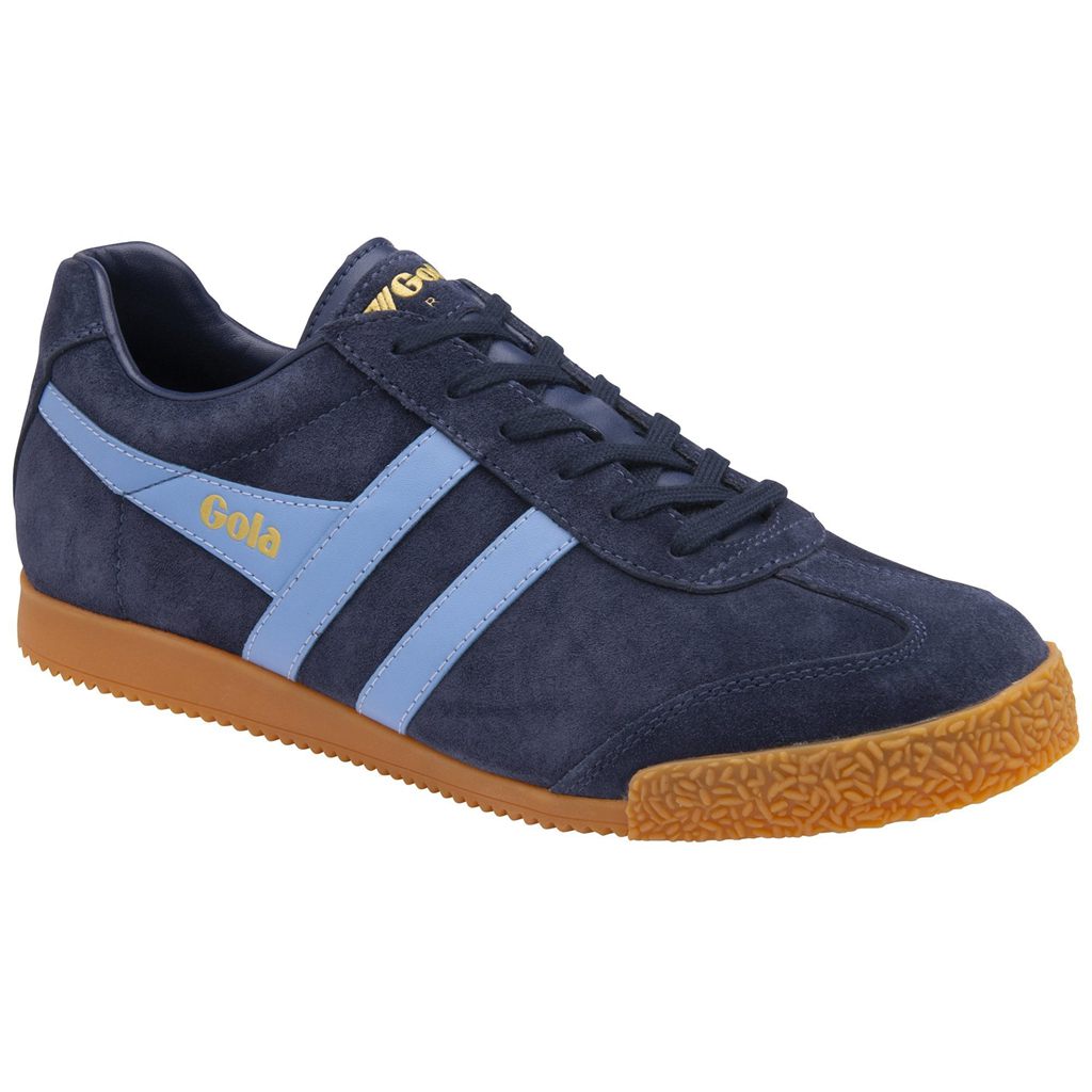 Gola Classics Harrier Suede Sneakers Sötétkék Hungary | FCX-106843