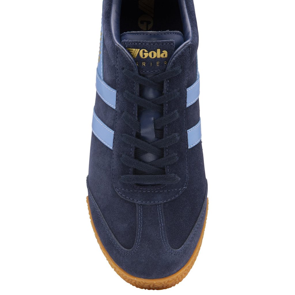 Gola Classics Harrier Suede Sneakers Sötétkék Hungary | FCX-106843