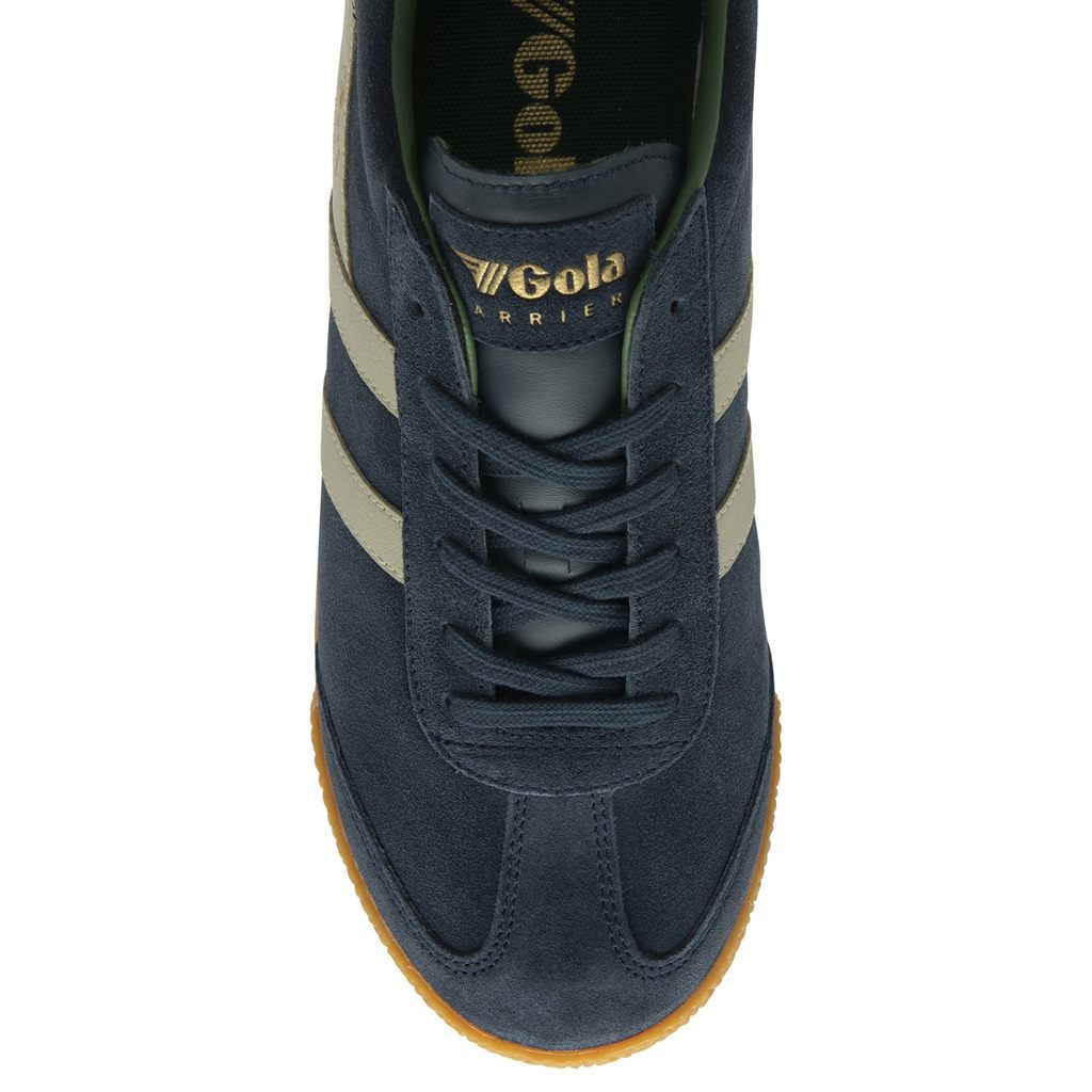 Gola Classics Harrier Suede Sneakers Sötétkék Szürke Hungary | IYG-864307