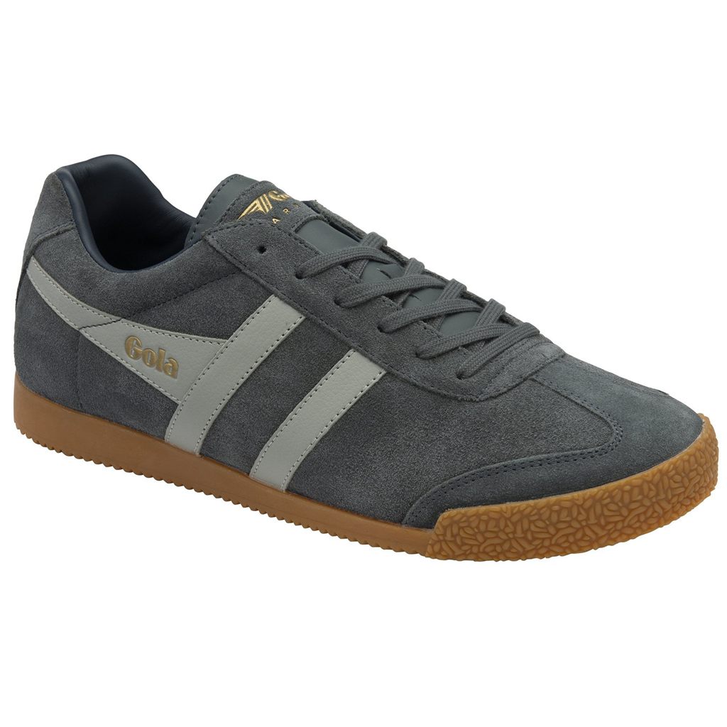 Gola Classics Harrier Suede Sneakers Világos Szürke Sötétkék Hungary | KTZ-432967
