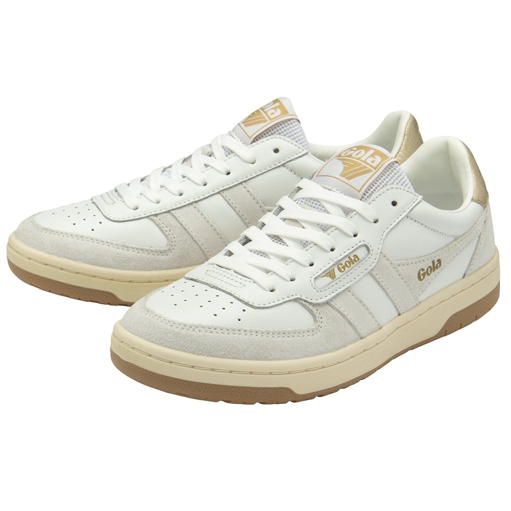 Gola Classics Hawk Sneakers Fehér Arany Hungary | KIO-297650