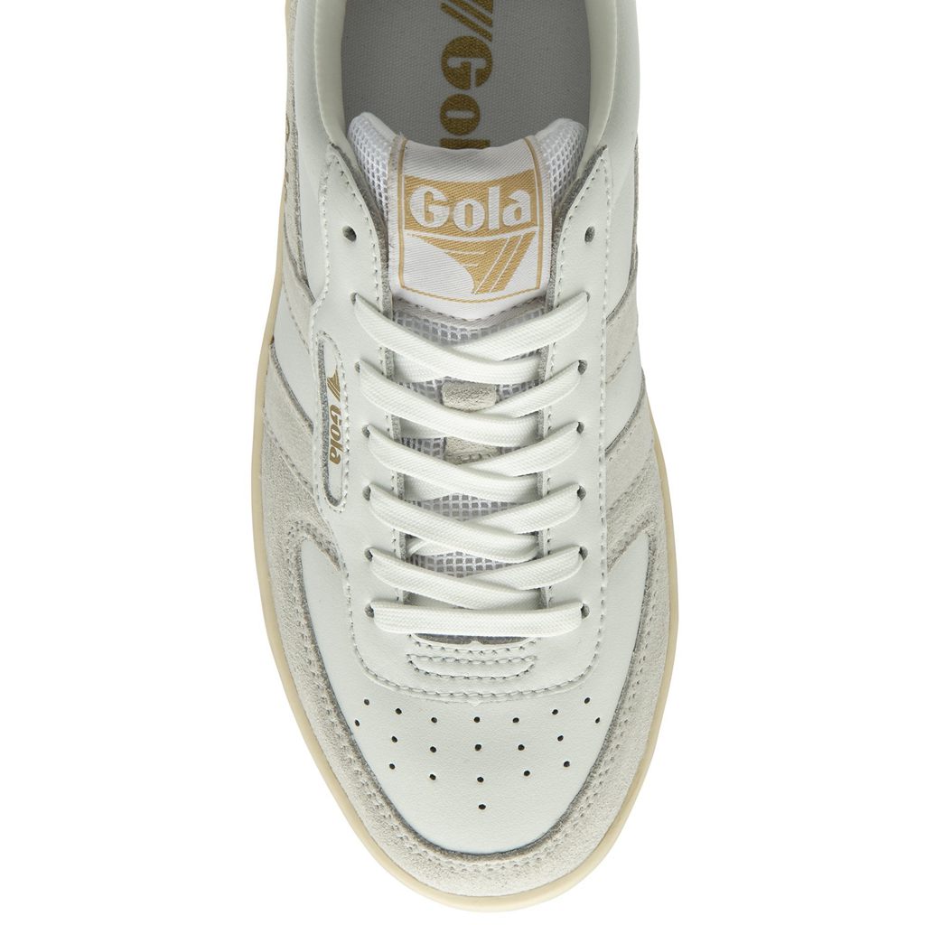 Gola Classics Hawk Sneakers Fehér Arany Hungary | KIO-297650
