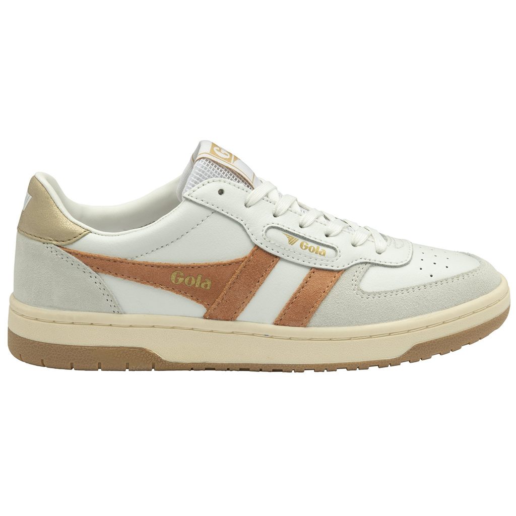 Gola Classics Hawk Sneakers Fehér Arany Hungary | VAK-564089