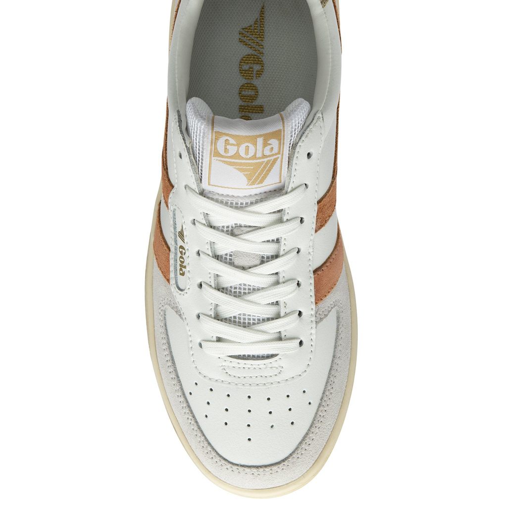 Gola Classics Hawk Sneakers Fehér Arany Hungary | VAK-564089
