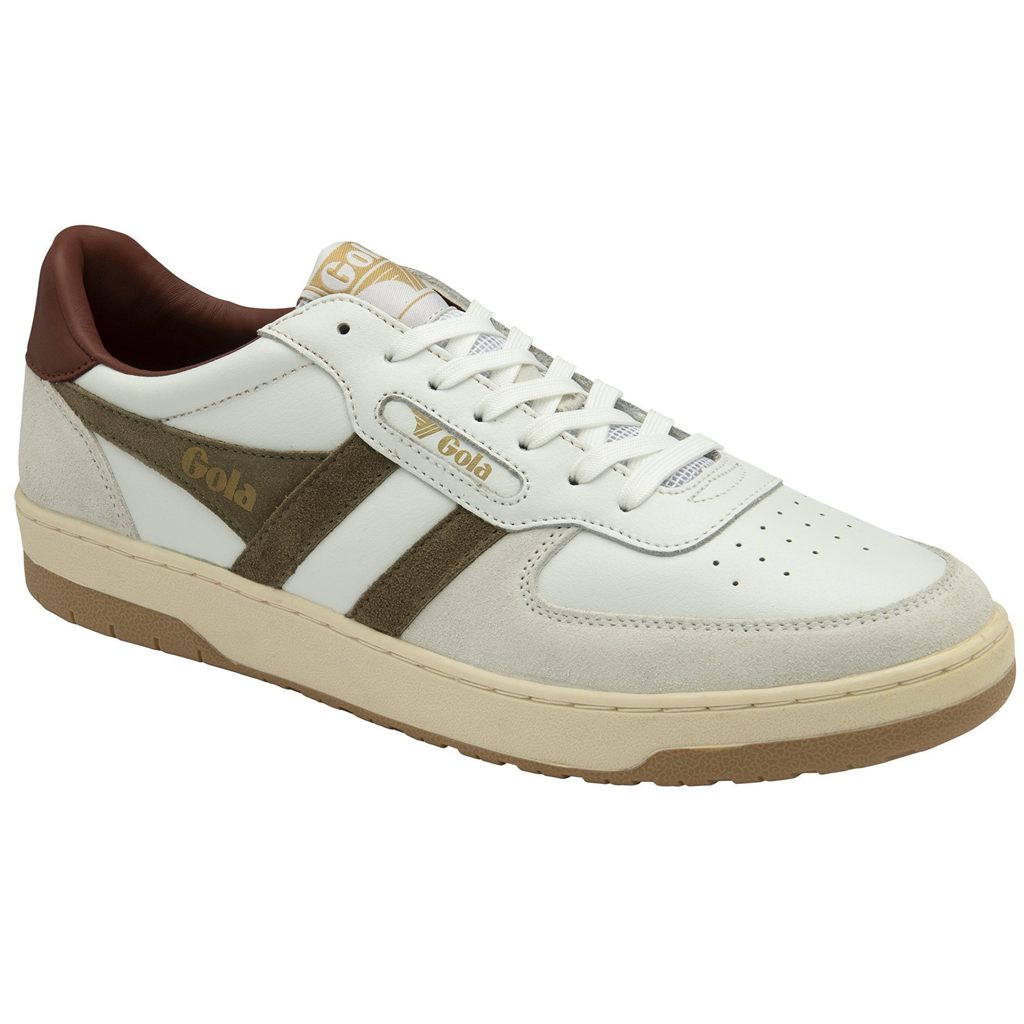Gola Classics Hawk Sneakers Fehér Khaki Hungary | VDU-157908