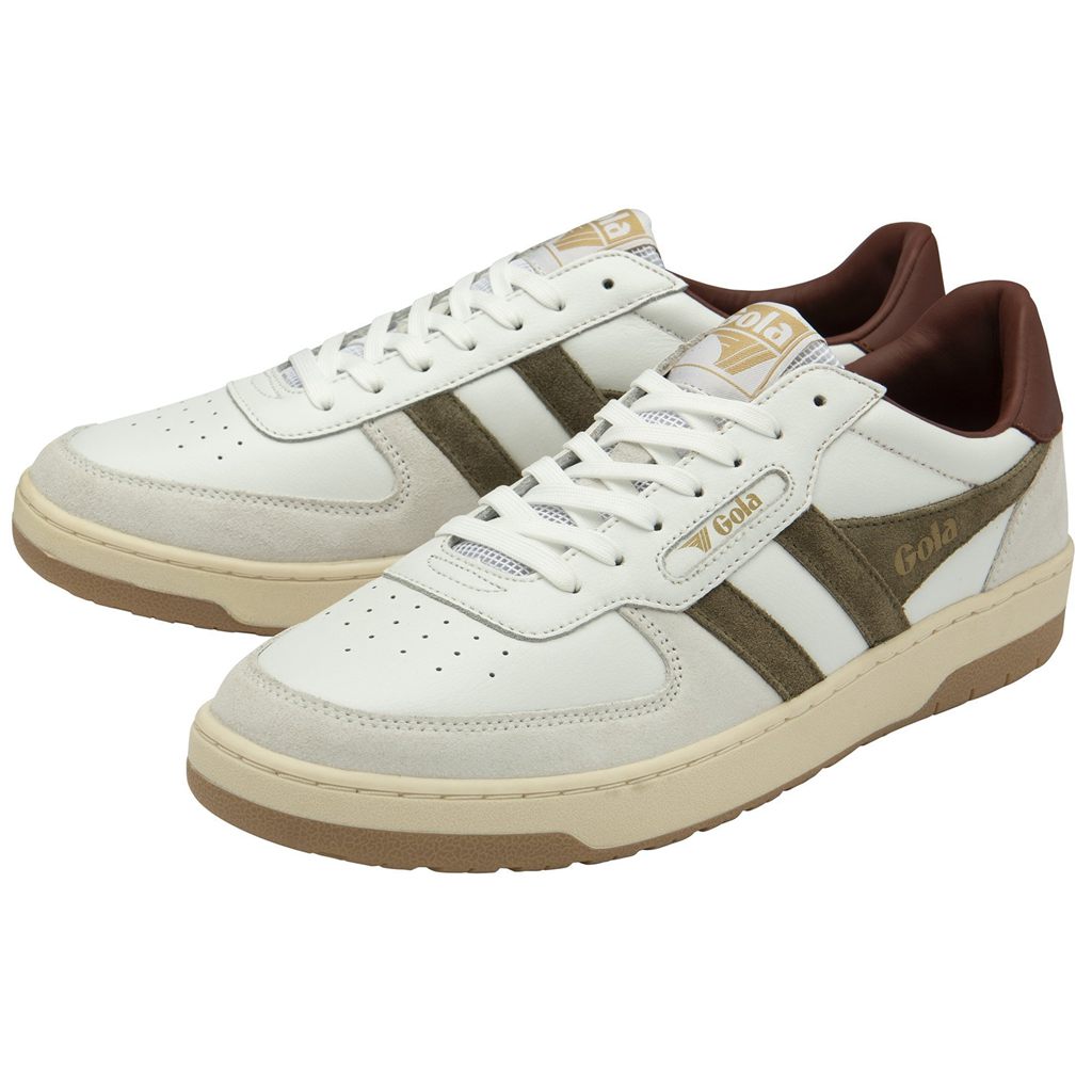 Gola Classics Hawk Sneakers Fehér Khaki Hungary | VDU-157908