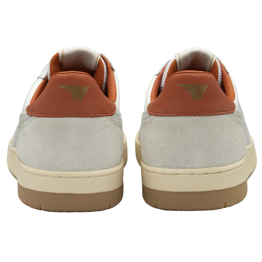 Gola Classics Hawk Sneakers Fehér Narancssárga Hungary | XFD-783126