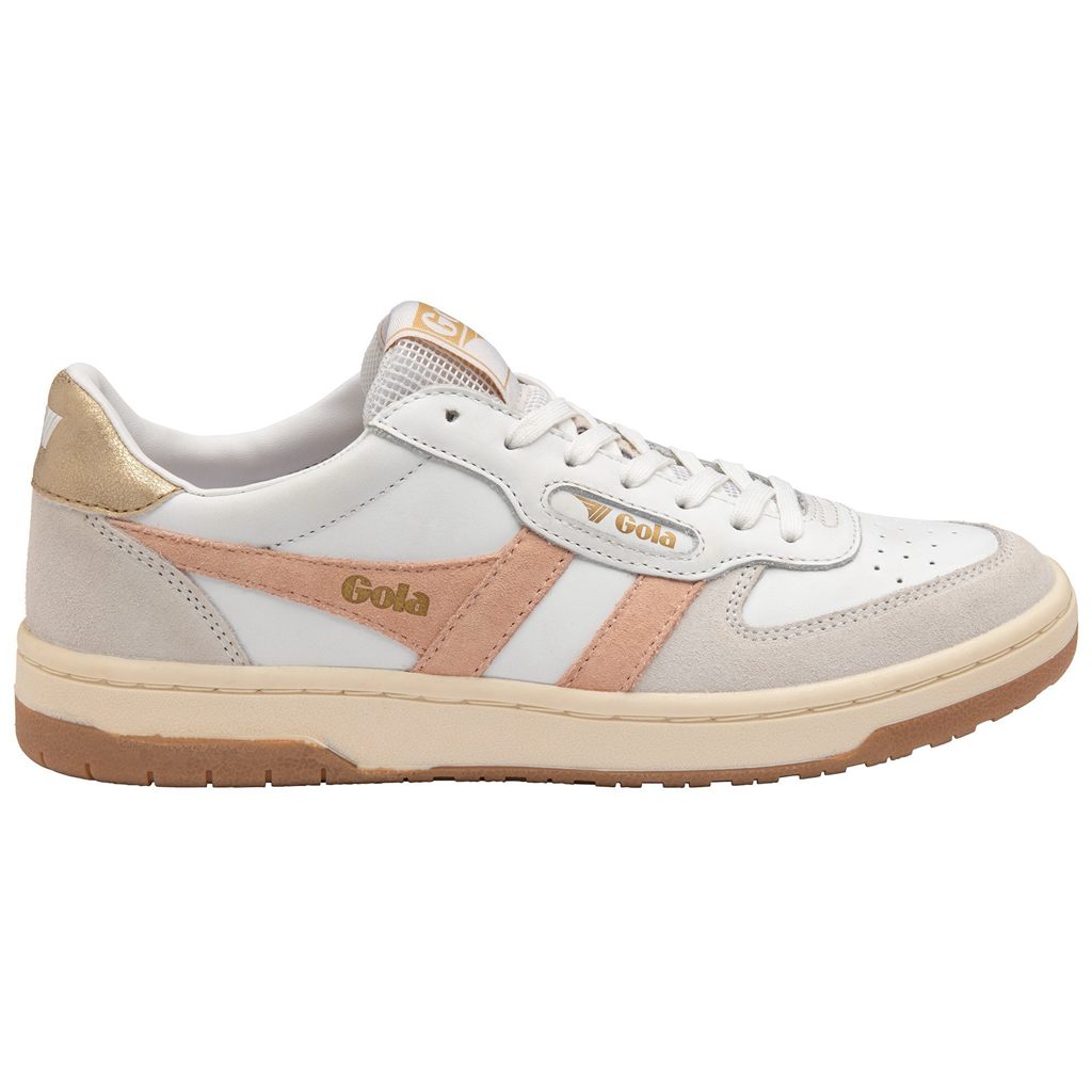 Gola Classics Hawk Sneakers Fehér Rózsaszín Arany Hungary | EZR-073184