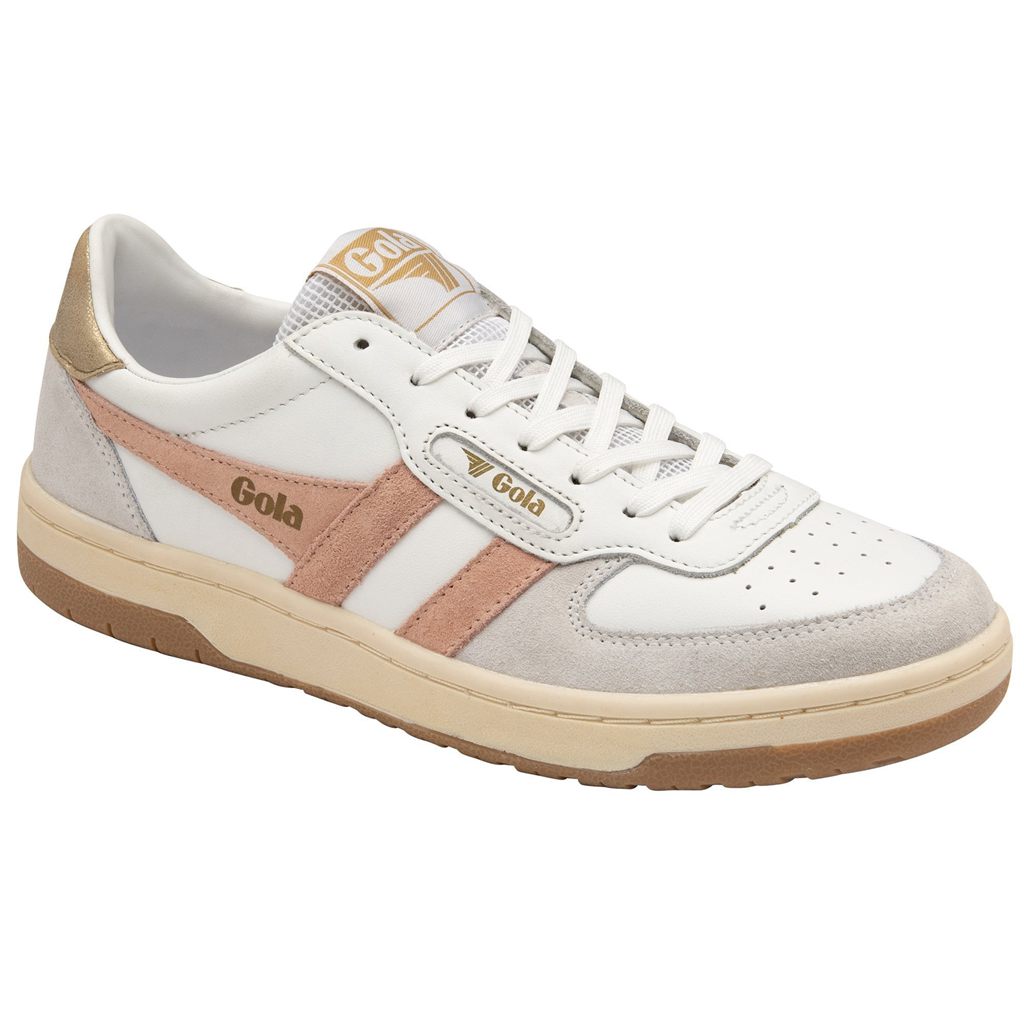 Gola Classics Hawk Sneakers Fehér Rózsaszín Arany Hungary | EZR-073184