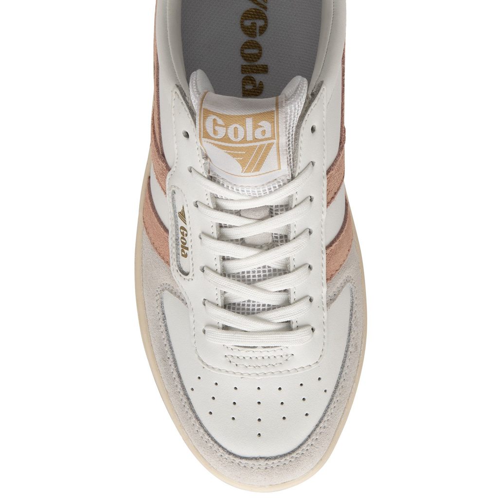 Gola Classics Hawk Sneakers Fehér Rózsaszín Arany Hungary | EZR-073184