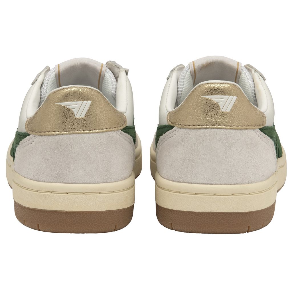 Gola Classics Hawk Sneakers Fehér Sötétzöld Arany Hungary | BPJ-048369