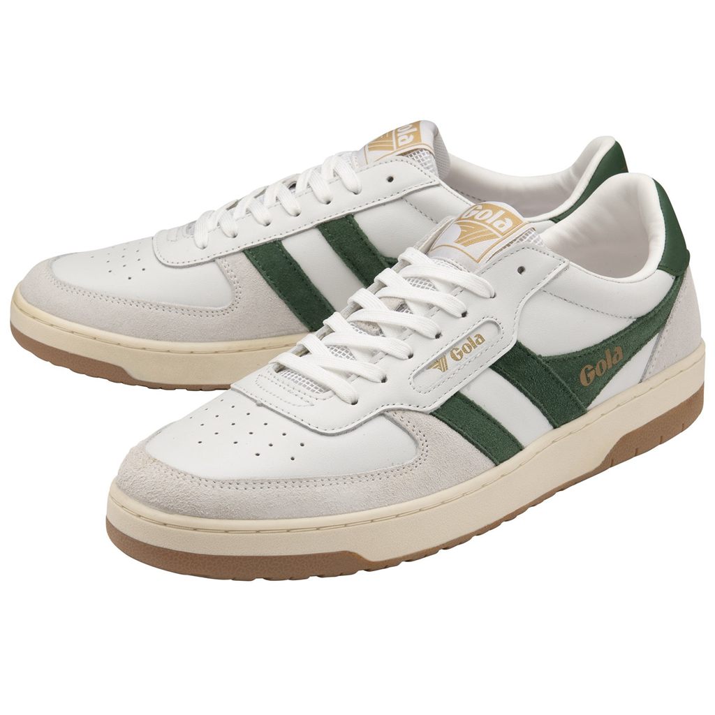 Gola Classics Hawk Sneakers Fehér Sötétzöld Hungary | JEU-196248