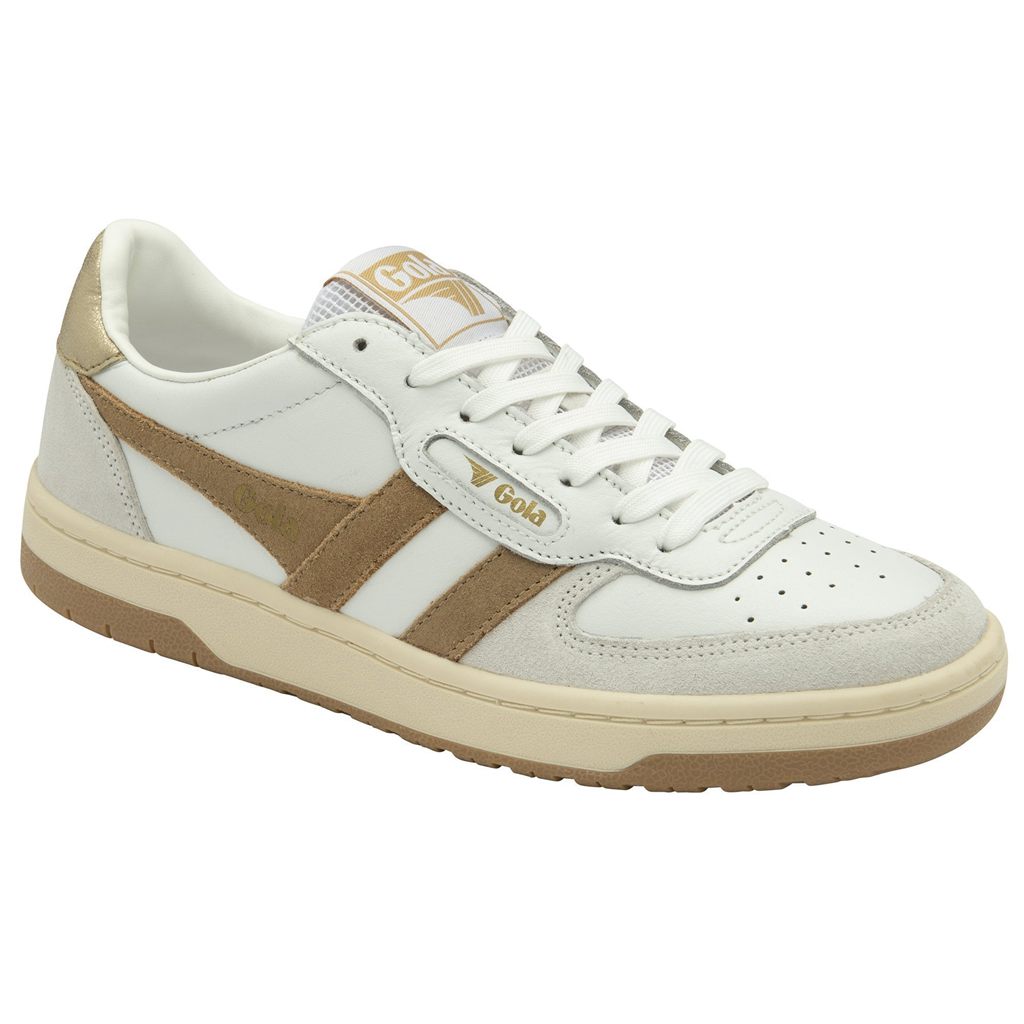 Gola Classics Hawk Sneakers Fehér Világos Arany Hungary | TCV-518473