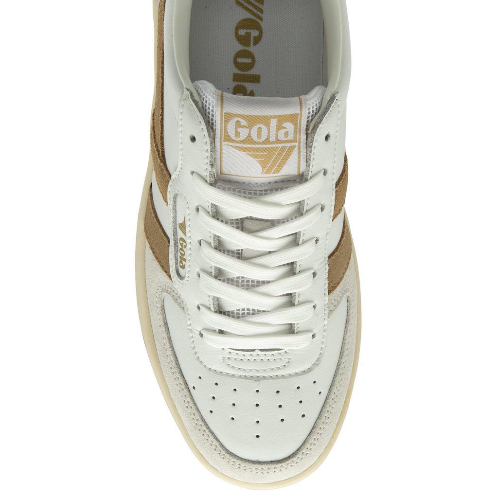 Gola Classics Hawk Sneakers Fehér Világos Arany Hungary | TCV-518473