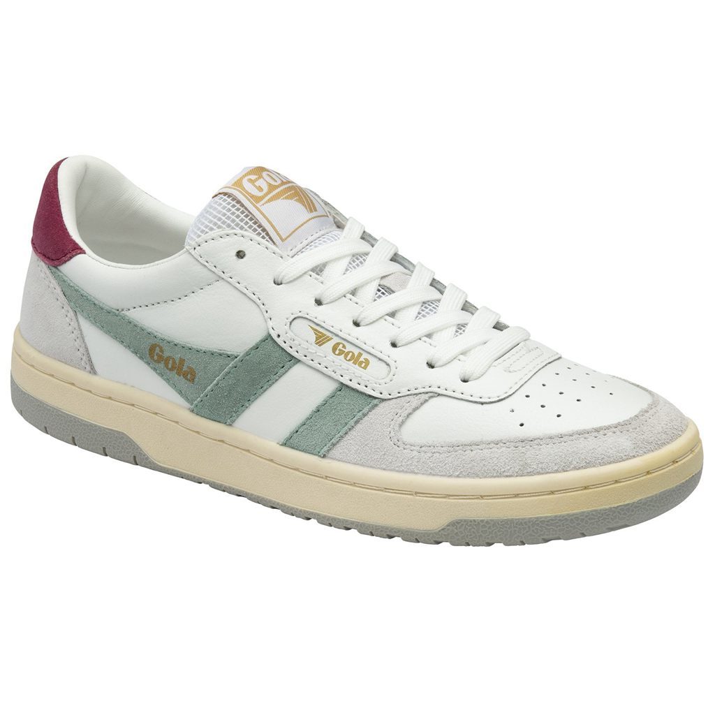 Gola Classics Hawk Sneakers Fehér Zöld Világos Szürke Hungary | BQU-816594