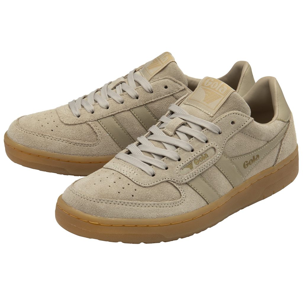 Gola Classics Hawk Suede '86 Sneakers Bone Gum Hungary | NEP-368059