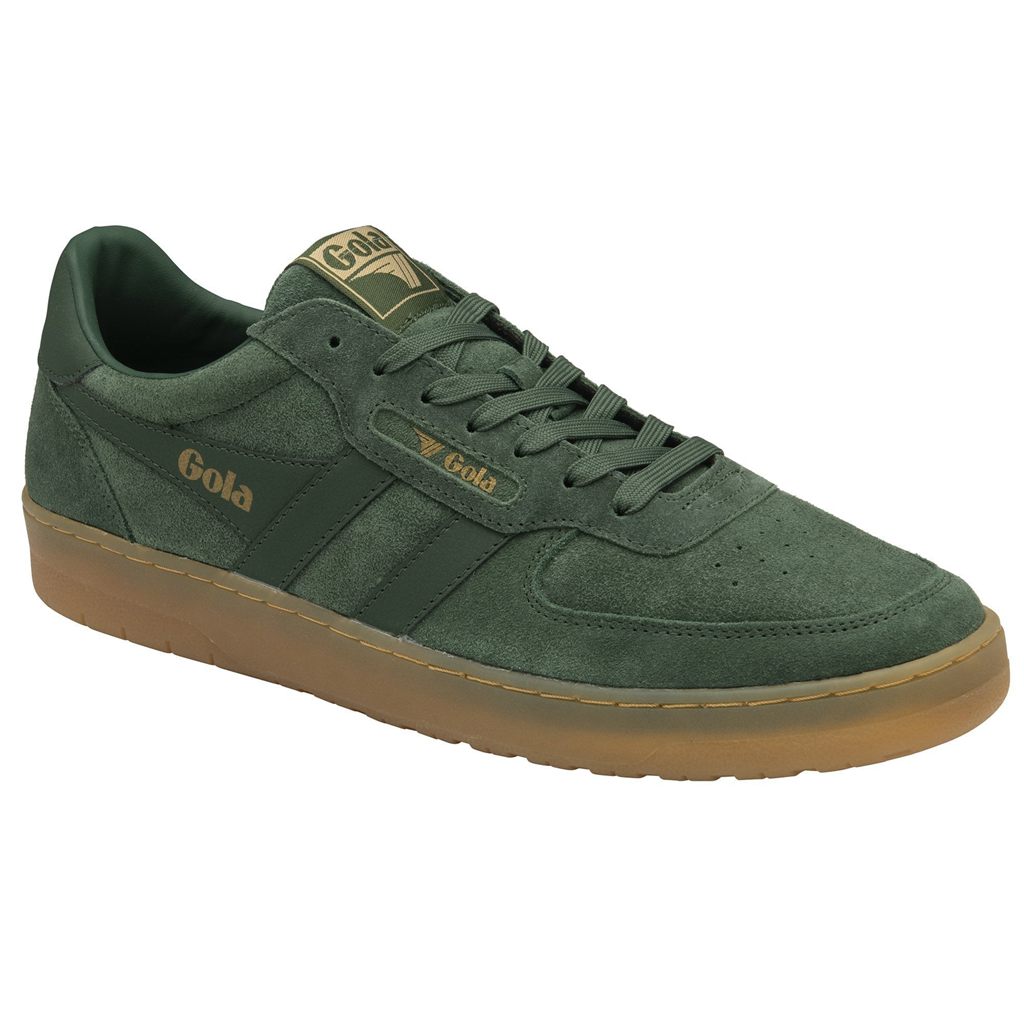 Gola Classics Hawk Suede '86 Sneakers Evergreen Gum Hungary | QKX-169784