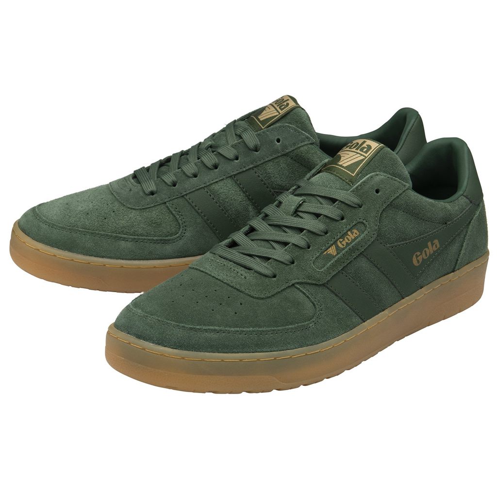 Gola Classics Hawk Suede '86 Sneakers Evergreen Gum Hungary | QKX-169784
