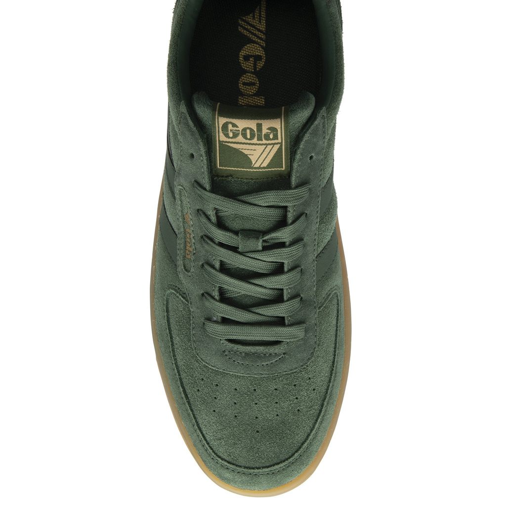 Gola Classics Hawk Suede '86 Sneakers Evergreen Gum Hungary | QKX-169784